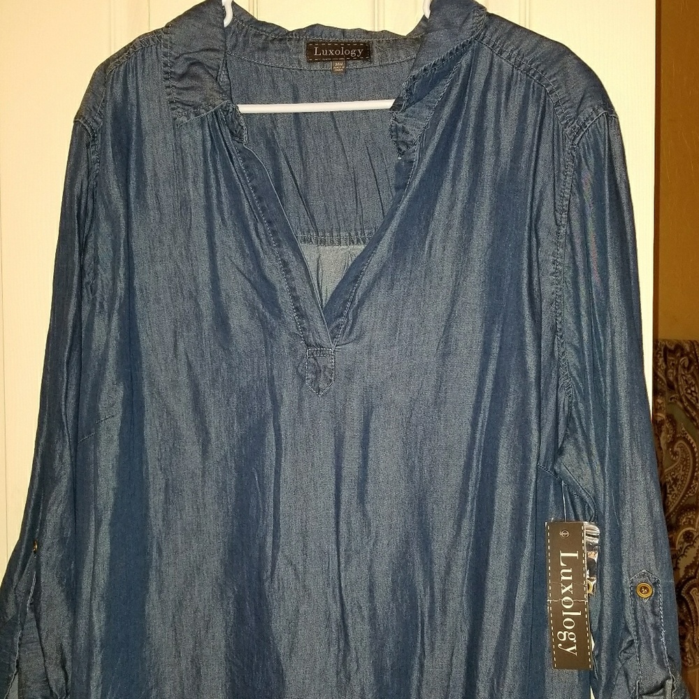 Luxology Denim Dress